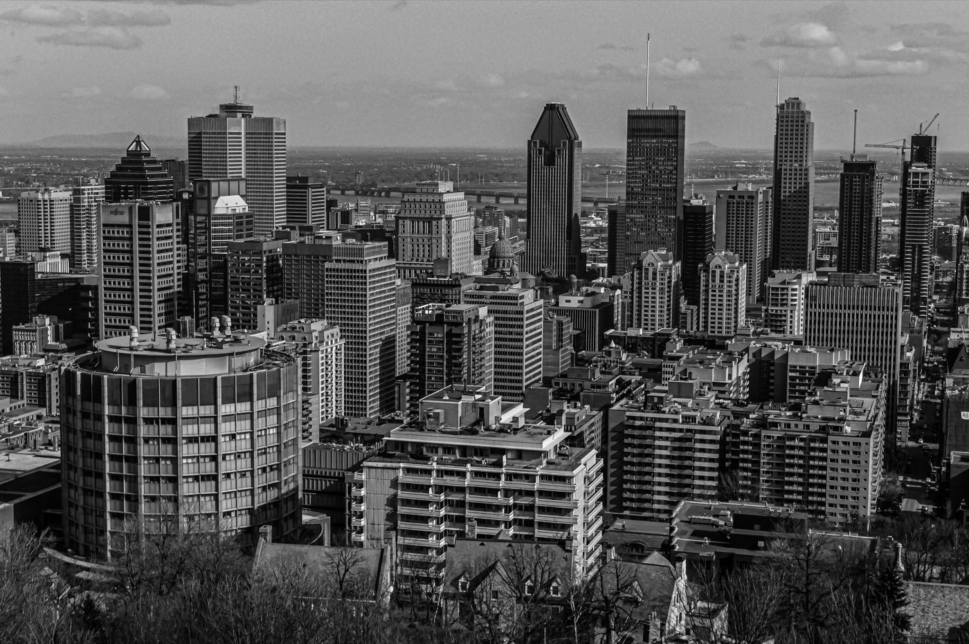 Montréal — vue du mont Royal